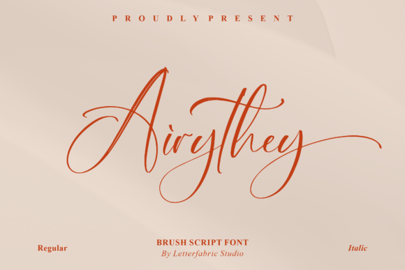 Airythey: A Brush Script Font for Thoughtful Editorial Design