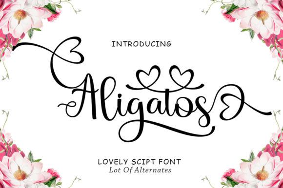 Aligatos Script Font for Clear, Elegant Campaign Design