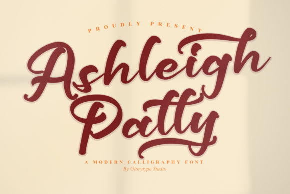 Ashleigh Patty: A Modern Calligraphy Font for Editorial Warmth