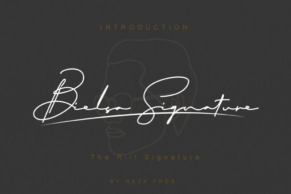 Bielsa Signature: A Script Handwritten Font That Elevates Real Small Business Branding