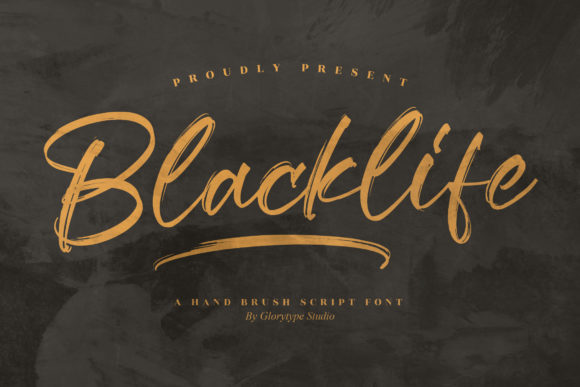 Blacklife: A Hand Brush Script Font for Authentic Branding