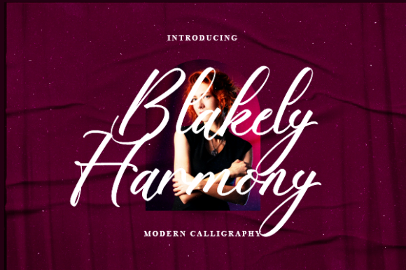 Blakely Harmony Script Font for Handmade Brands