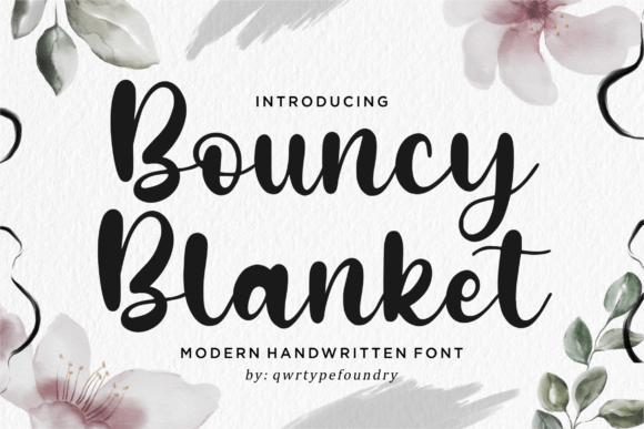 Bouncy Blanket: A Stylish Script Font for Digital Branding