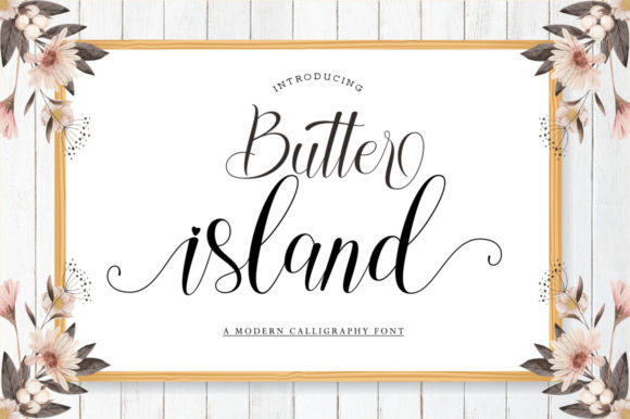 Butter Island: A Graceful Script Font for Digital Branding