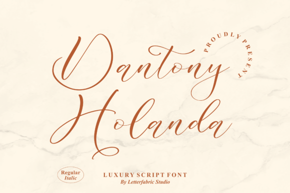 Dantony Holanda: A Stylish & Dainty Script Font for Real Branding