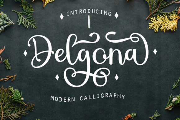 Delgona: A Delicate Script Handwritten Font for Thoughtful Branding