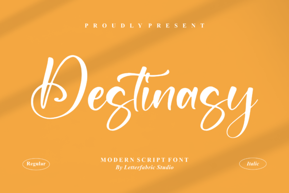 Destinasy: A Modern Script Font for Real Branding Work