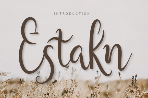 Estakn: A Timeless Script Handwritten Font for Real Small Business Branding