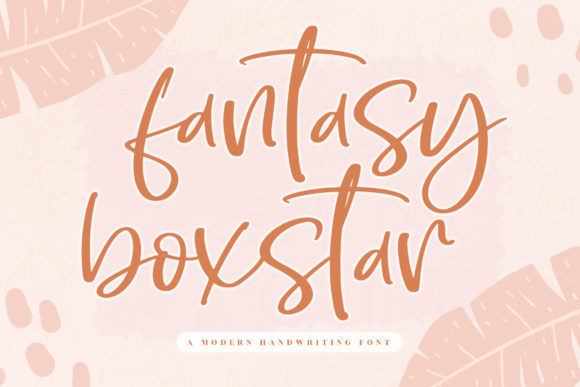Fantasy Boxstar: A Stylish and Dainty Script Font for Creative Branding