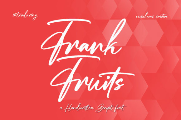 Frankfruits: A Fancy Handwritten Script Font for Standout Campaigns