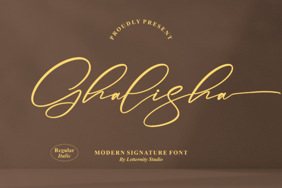 Ghalisha: A Free-Flowing Script Handwritten Font for Digital Branding