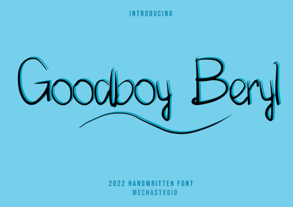 Goodboy Beryl: A Thin, Elegant Script Font for Makers