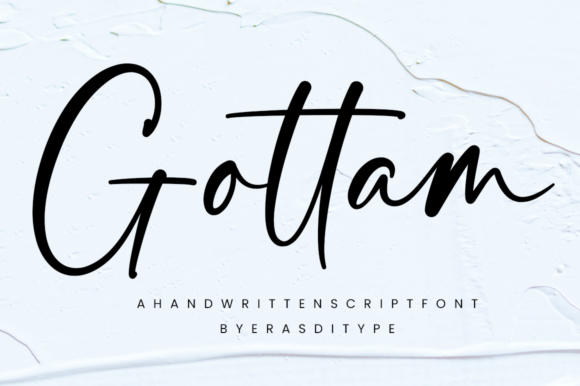 Gottam: A Delicate Script Font for Elegant Editorial Design