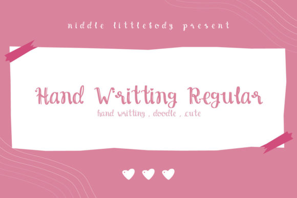 Hand Writting: A Stylish Script Font for Editorial Design
