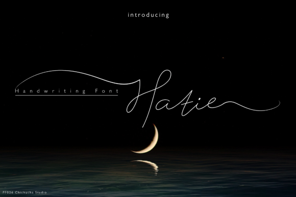 Hatie Script Font for Luxury Branding and Campaign Design