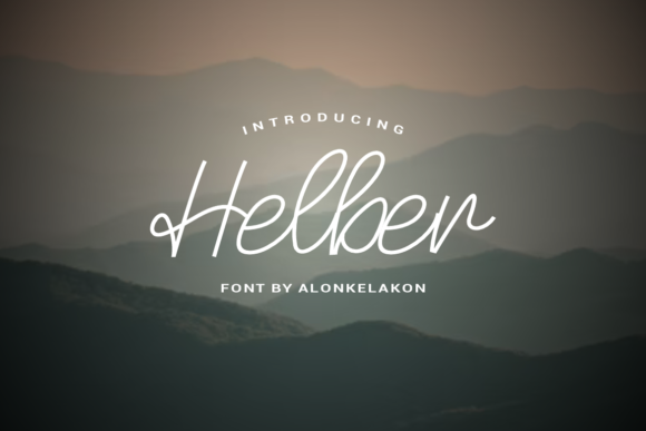 Helber: A Delicate Vintage Script Font for Handmade Creators