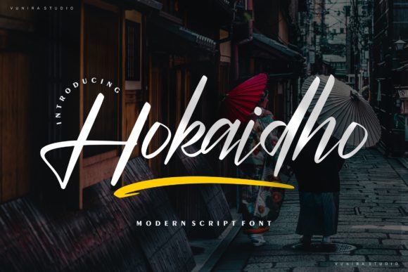 Hokaidho: A Stylish Script Font for Digital Branding