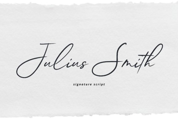Julius Smith Font for Elegant Brand Identity