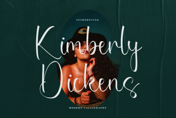 Kimberly Dickens Font for Elegant Brand Identity Design