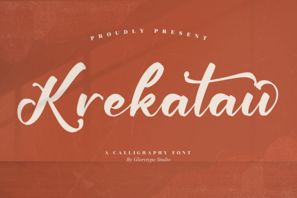 Krekatau Script Font for Elegant Branding