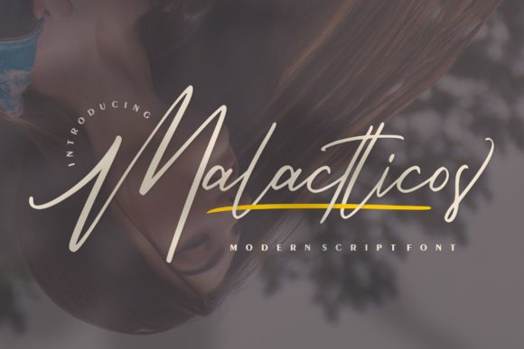 Malactlicos: A Stylish Script Font for Digital Design