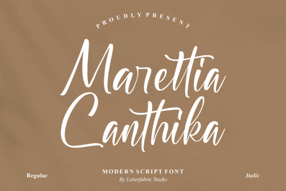 Marettia Canthika – Modern Script Font for Branding