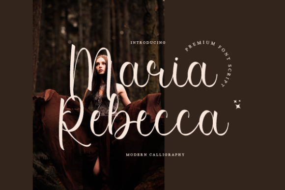 Maria Rebecca Script Font for Elegant Campaign Design