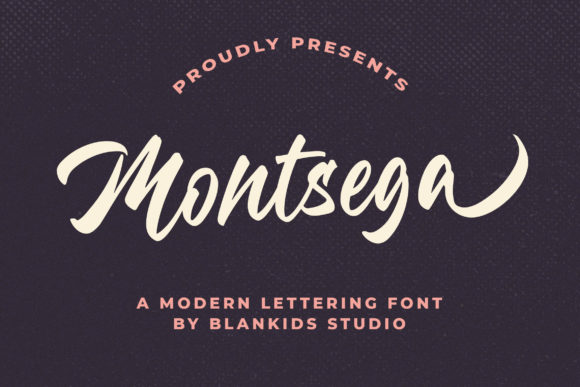 Montsega Font: Retro Script for Small Business Branding