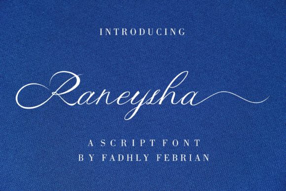 Raneysha Script Font for Handmade Creatives
