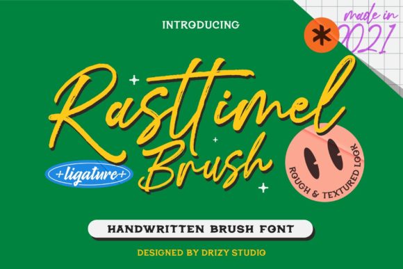 Rasttimel Brush: A Rough Script Font That Elevates Real Small Business Branding