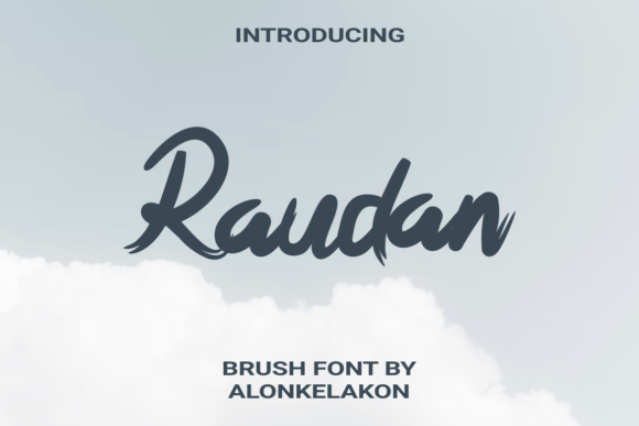 Raudan: A Script Handwritten Font for Elegant Campaign Moments