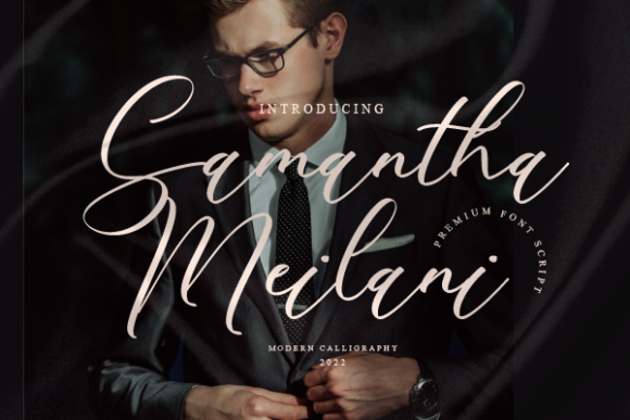 Samantha Meilani Script Font for Elegant Branding