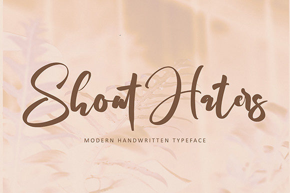 Shout Haters: A Dainty Script Font for Polished Branding