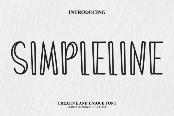 Simpleline: An Elegant Script Font for Small Business Branding