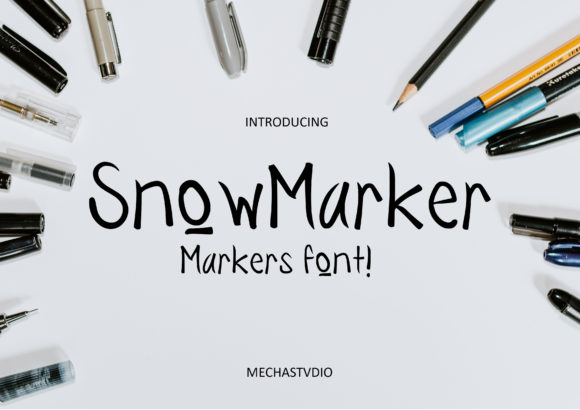Snow Marker: A Clean Thin Script Font for Campaign Clarity
