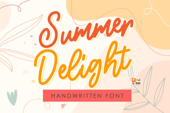Summer Delight: A Vintage Script Font for Thoughtful Editorial Design