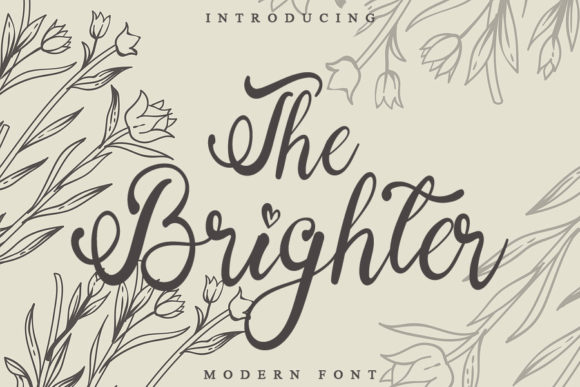 The Brighter Script Font for Small Business Branding