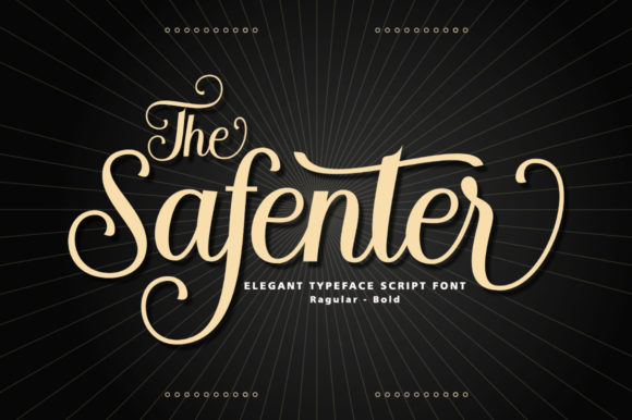 The Safenter Script Font for Handmade Creators