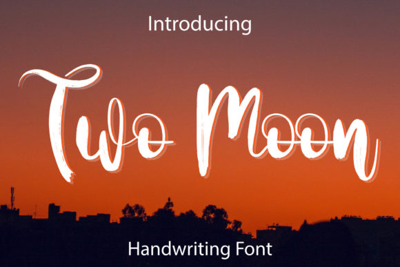 Two Moon Script Handwritten Font for Digital Branding